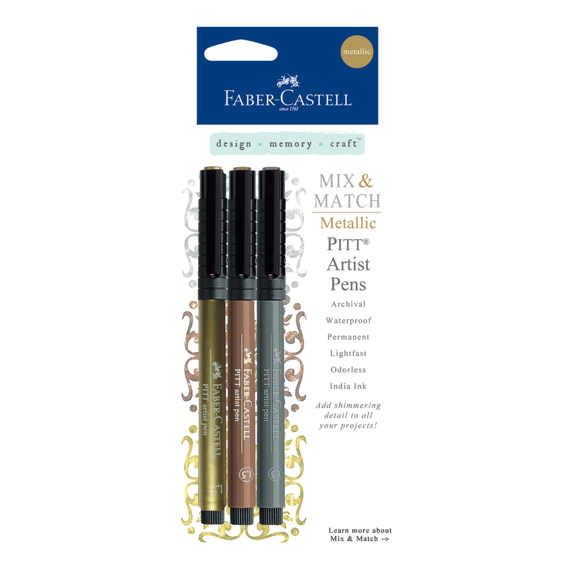 Faber-Castell® PITT® Color Metallic Artist Pen Set